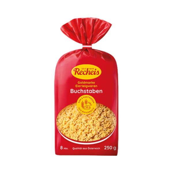 Recheis Goldmarke Buchstaben, 250g